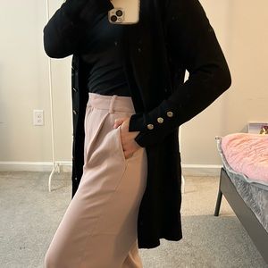 Zara Black Cardigan with Gold Buttons